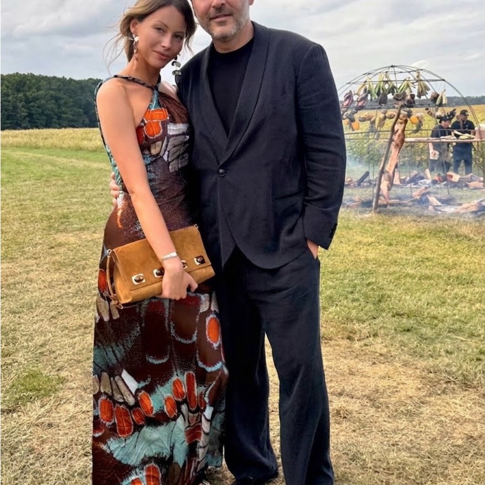 Butterfly bohemian elegant wedding guest dress